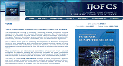 Desktop Screenshot of ijofcs.org