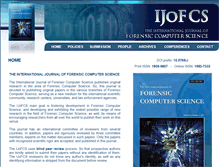 Tablet Screenshot of ijofcs.org